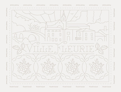 Ville Fleurie Embroidery Sampler