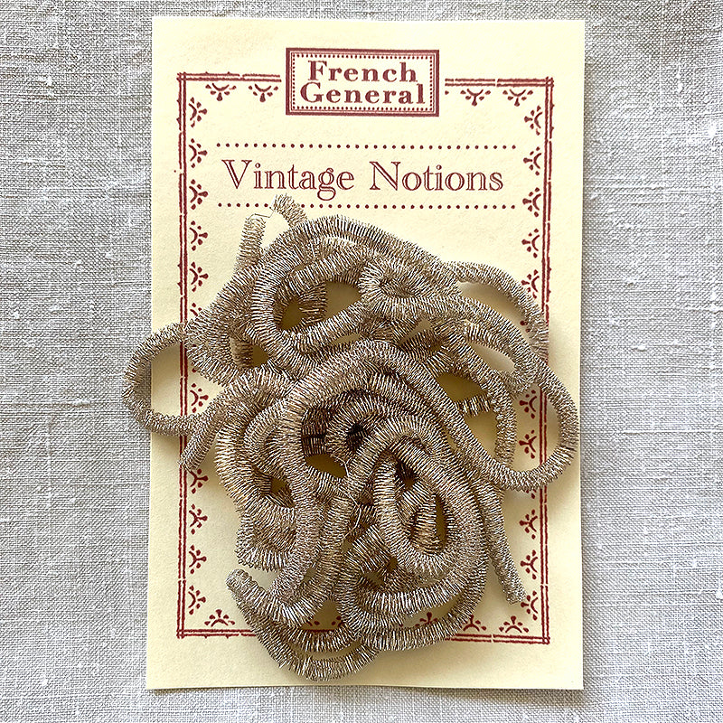 Vintage Silver Metal Coil