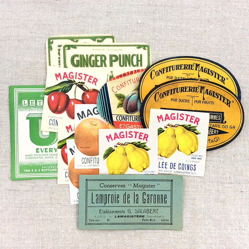 Vintage Fruit Labels