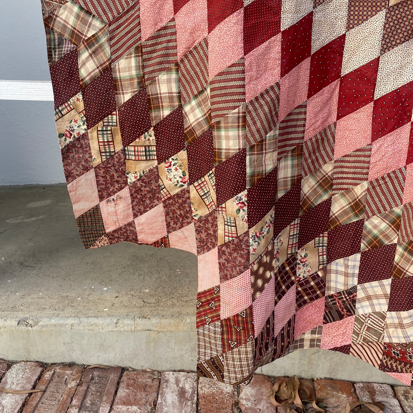 Antique Radiating Star Quilt Top