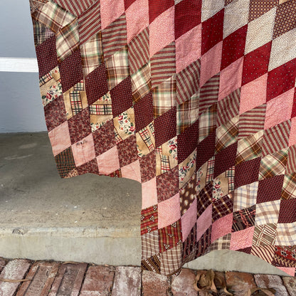 Antique Radiating Star Quilt Top