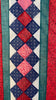 Antique Bars Four-Patch Quilt Top