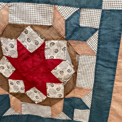 Antique Star Quilt Top - Cutter?