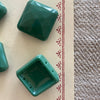 Nailhead Glass Beads - Jadeite