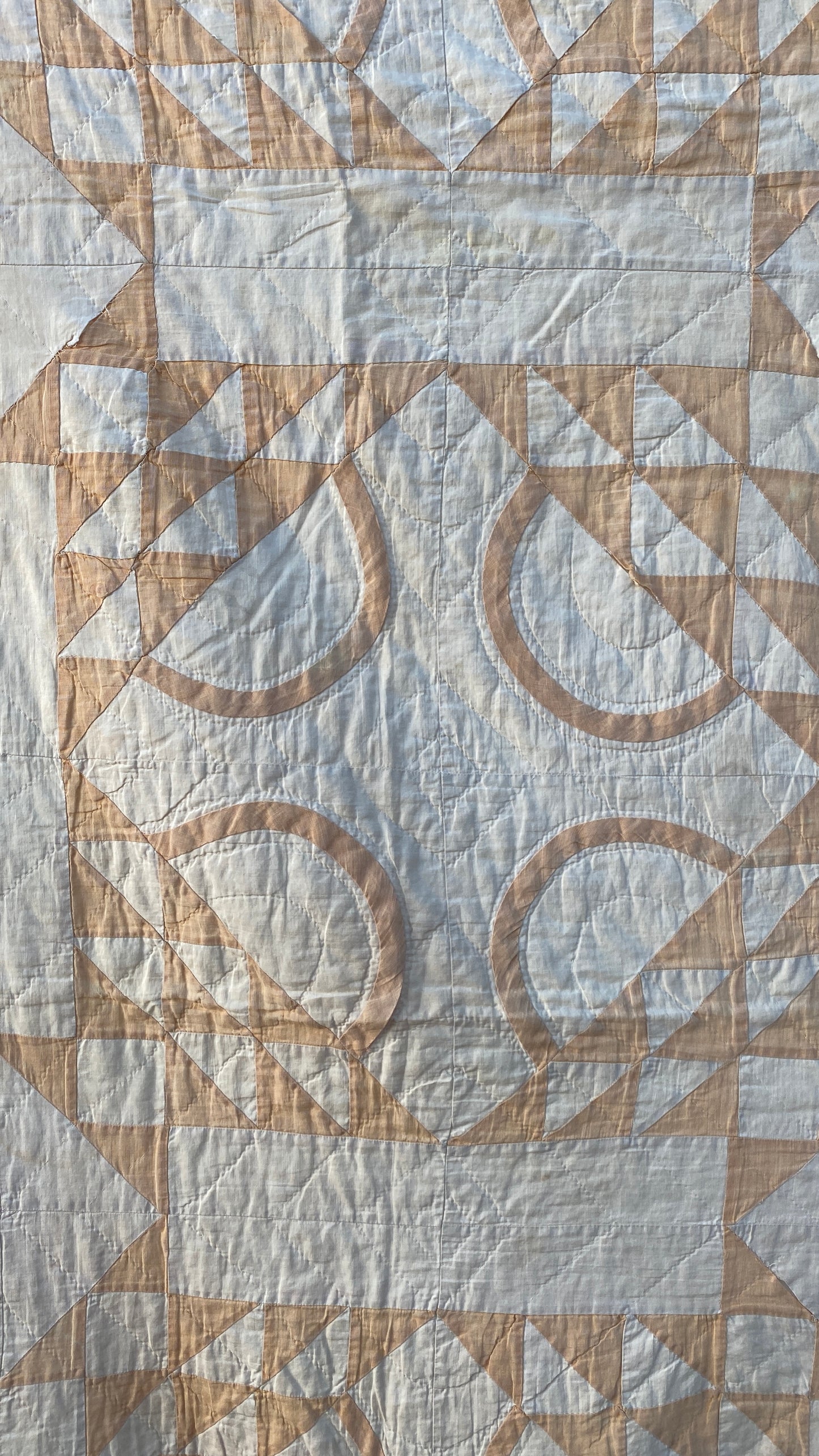 Early Primitive Basket Quilt