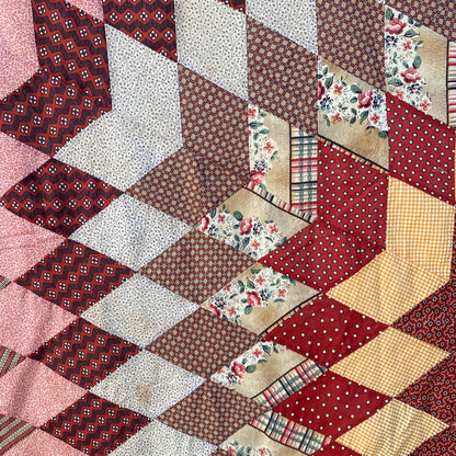 Antique Radiating Star Quilt Top